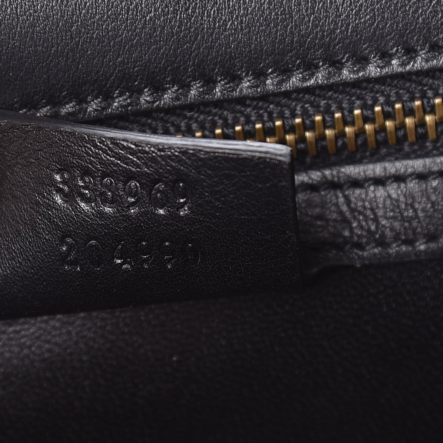 Metallic Crackled Calfskin 58 Clutch Fawn