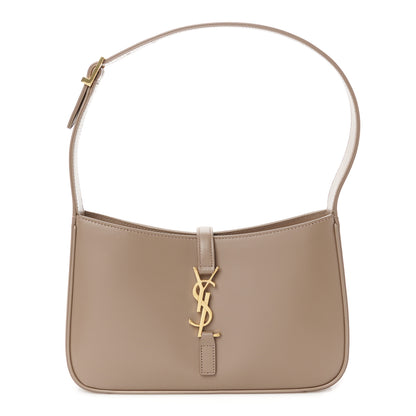 Saint Laurent Smooth Calfskin Le 5 A 7 Hobo Taupe 1 of 10