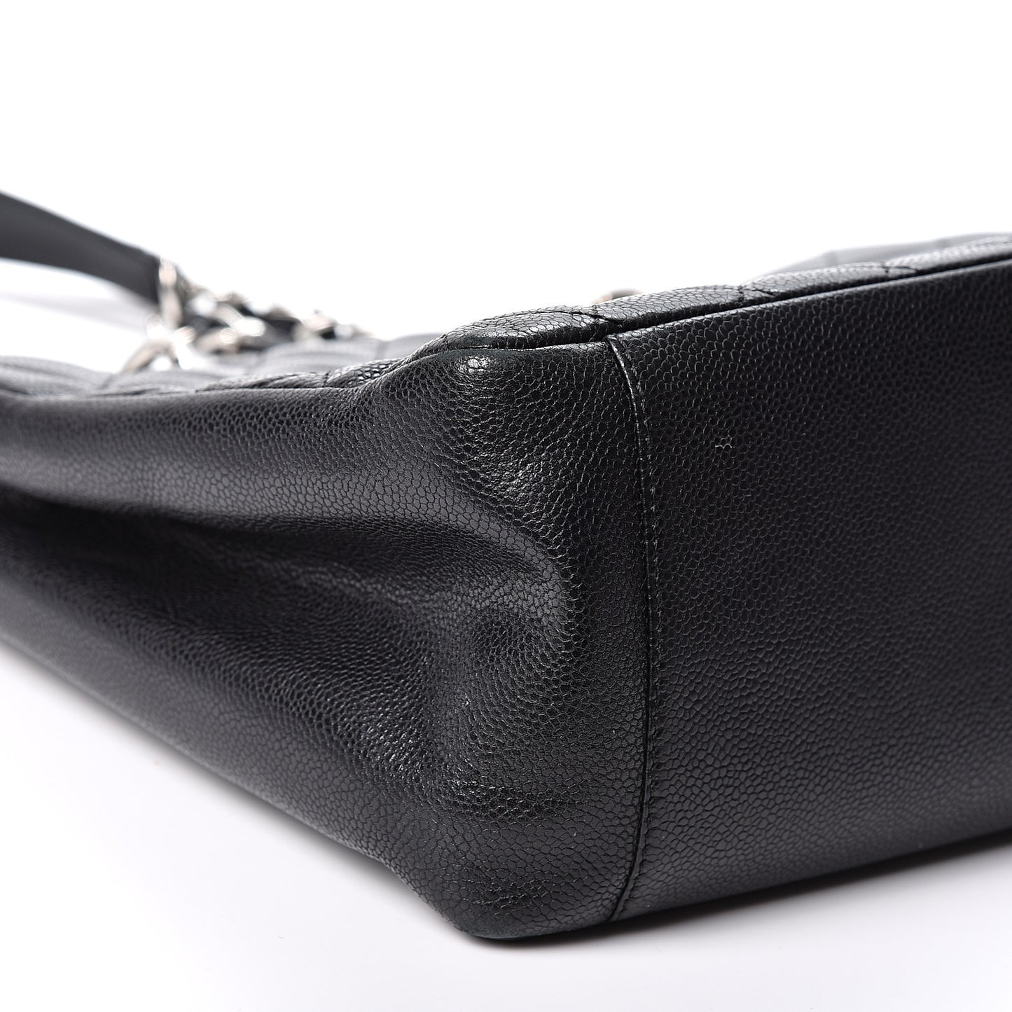 Caviar Quilted Grand Shopping Tote GST Black