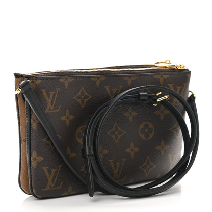 Louis Vuitton Reverse Monogram Giant Double Zip Pochette 3 of 13