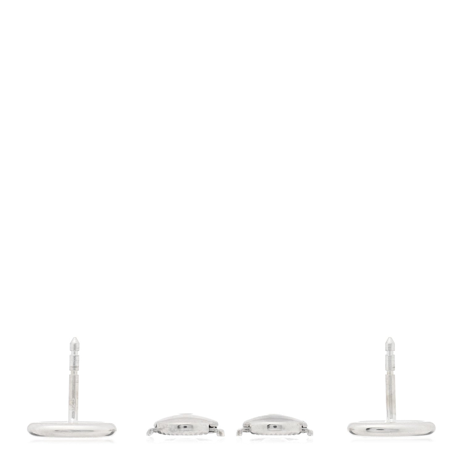Hermes Sterling Silver TPM Farandole Earrings 3 of 5