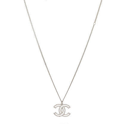 Chanel Crystal CC 100 Anniversary Necklace Gold 1 of 7