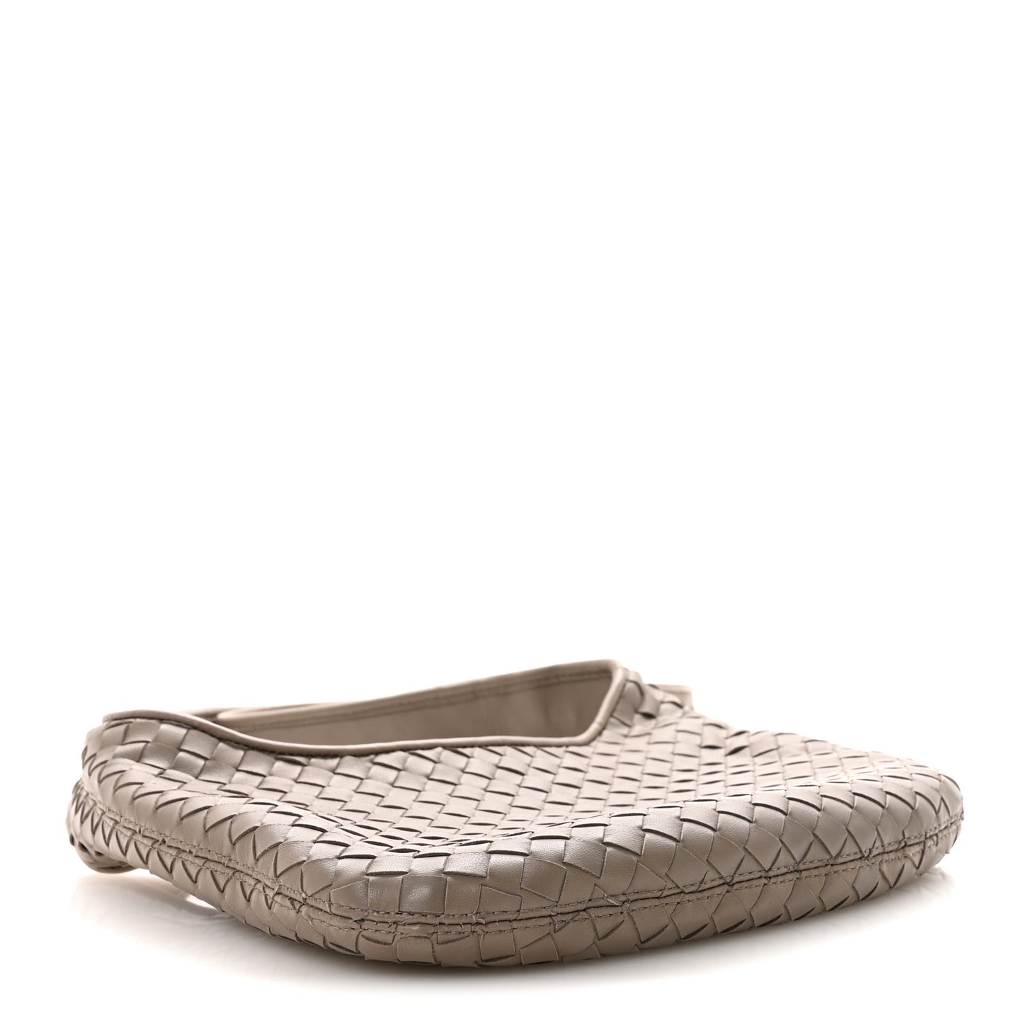 Nappa Intrecciato Small Veneto Crossbody Bag Limestone