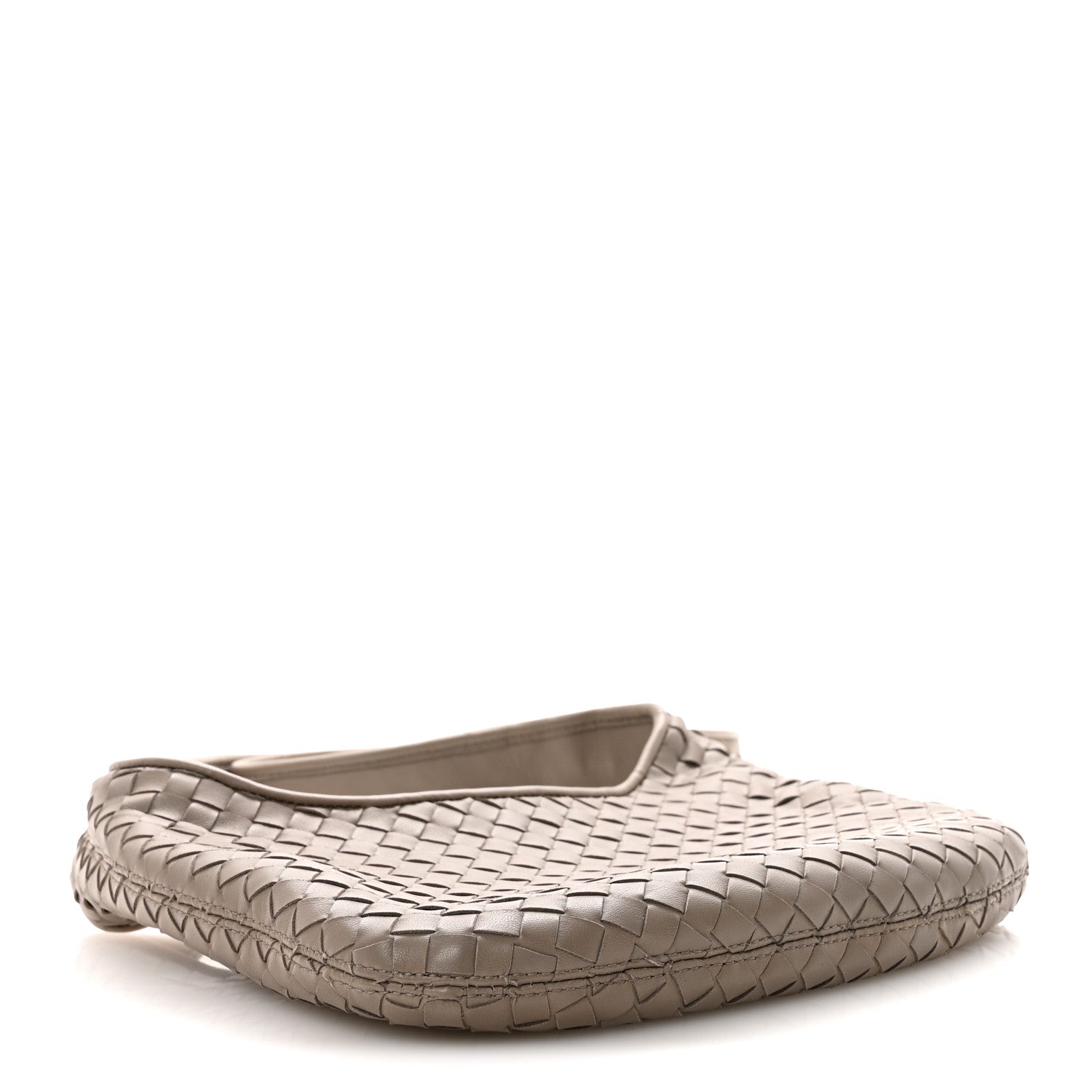 Bottega Veneta Nappa Intrecciato Small Veneto Crossbody Bag Limestone 3 of 8