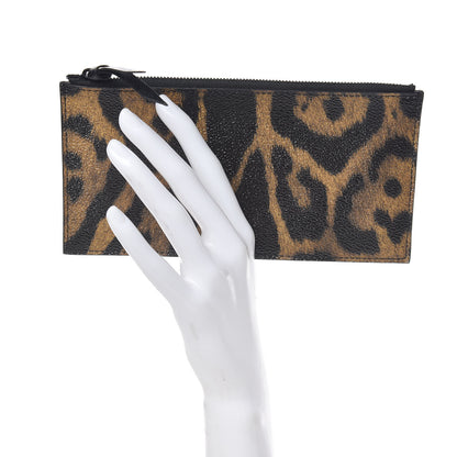 Louis Vuitton Monogram Animal Print Felicie Chain Wallet Zippered Insert 3 of 7
