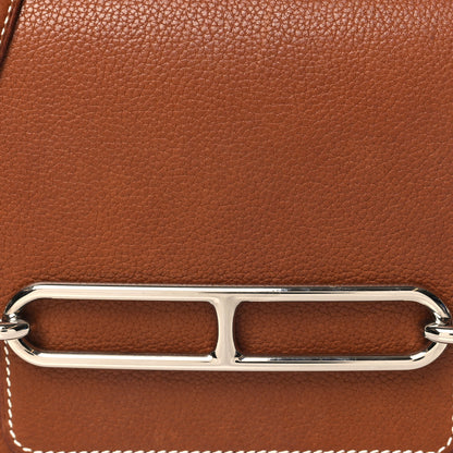 Hermes Barenia Faubourg Mini Sac Roulis Fauve 9 of 11