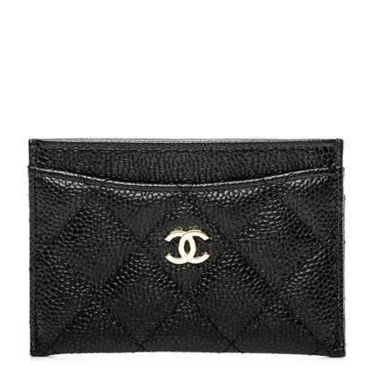 Chanel Caviar Quilted Card Holder Black 1 of 7