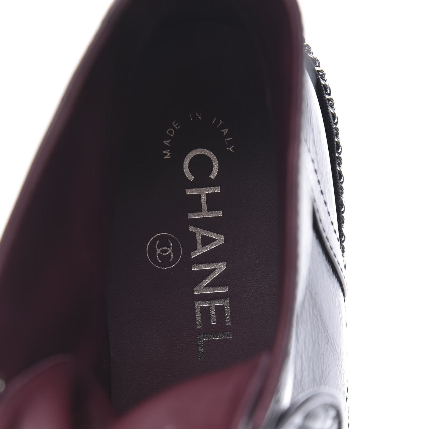 Crackled Calfskin Velvet Pearl Combat Short Boots 40 Black