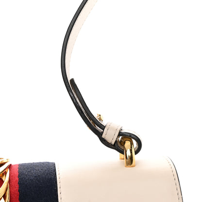 Gucci Calfskin Small Sylvie Shoulder Bag Off White 12 of 15
