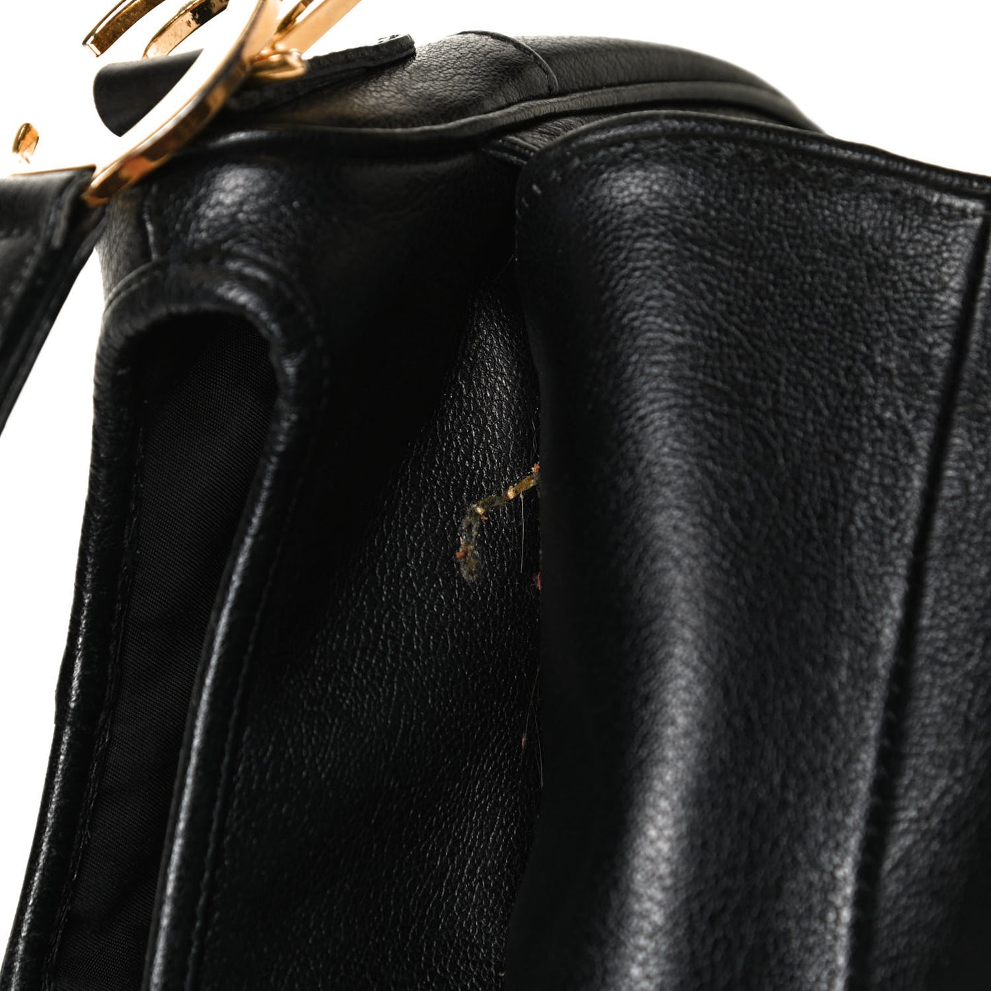 Calfskin Saddle Bag Black