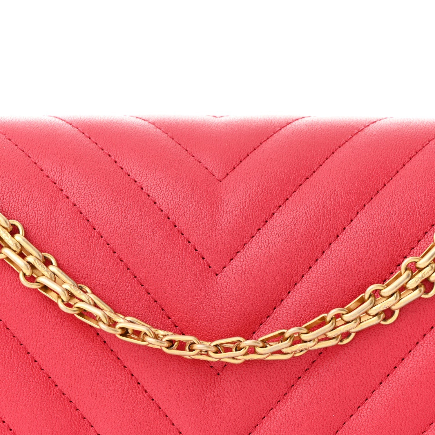 Chanel Sheepskin Chevron Quilted 2.55 Reissue 225 Flap Dark Pink 8 of 10