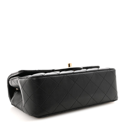 Chanel Lambskin Quilted Mini Rectangular Flap Black 4 of 10