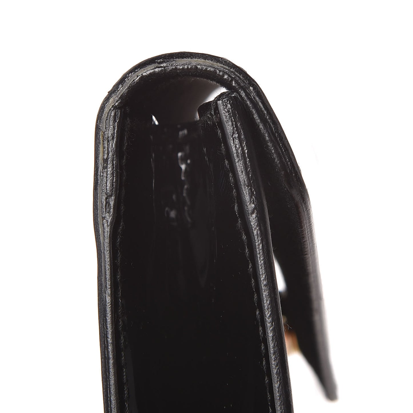 Patent Y-Mail Clutch Black