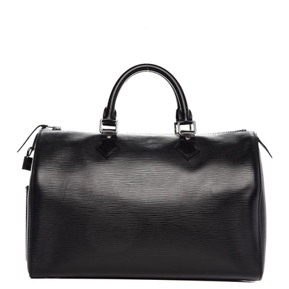 Louis Vuitton Epi Speedy 30 Black 1 of 9