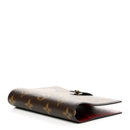 Louis Vuitton Monogram My LV Heritage Small Ring Agenda Cover Rouge Black 4 of 8