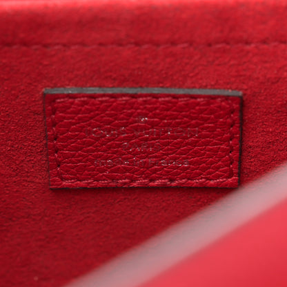 Louis Vuitton Soft Calfskin Mylockme Chain Bag BB Rubis 6 of 12