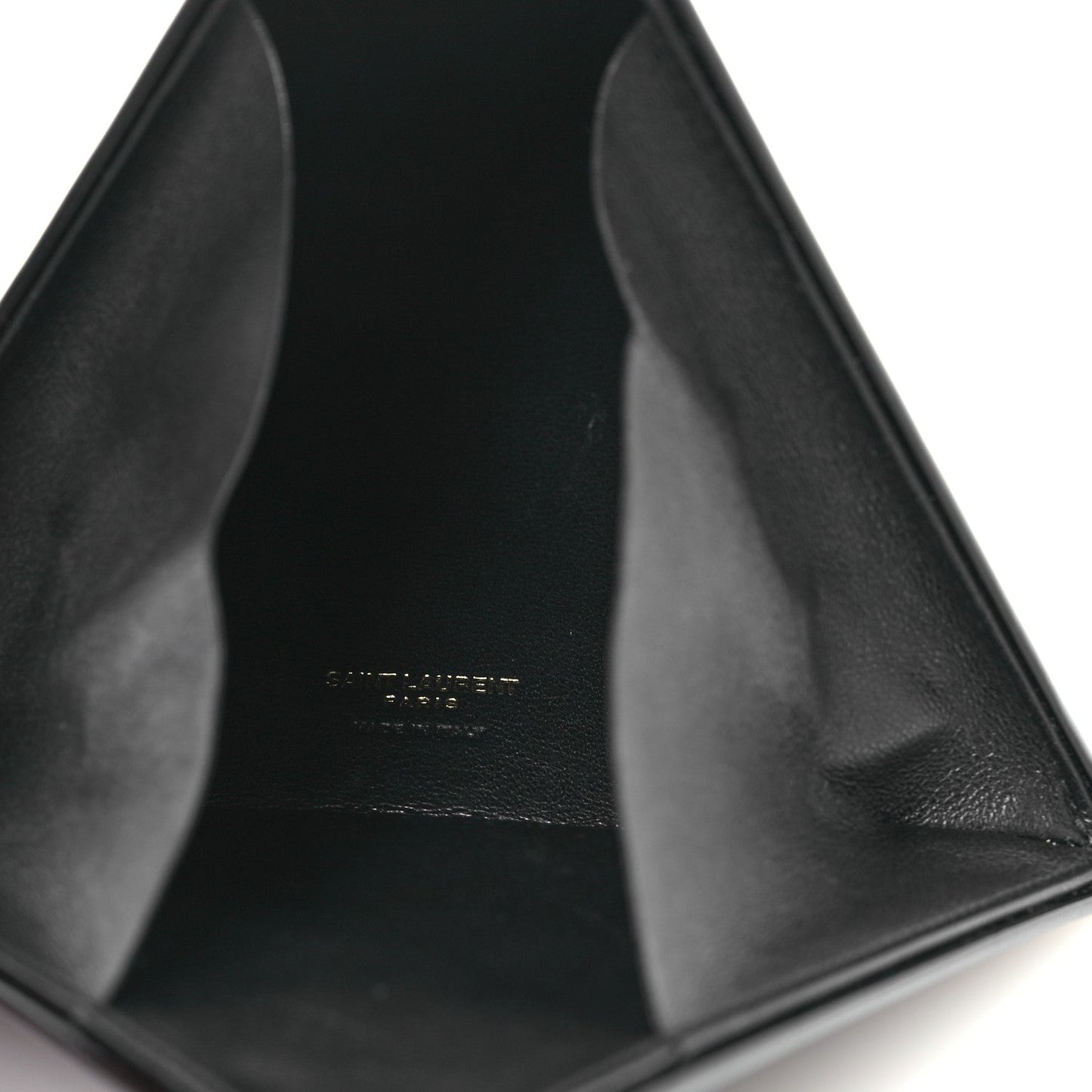 Patent Pyramid Clutch Black