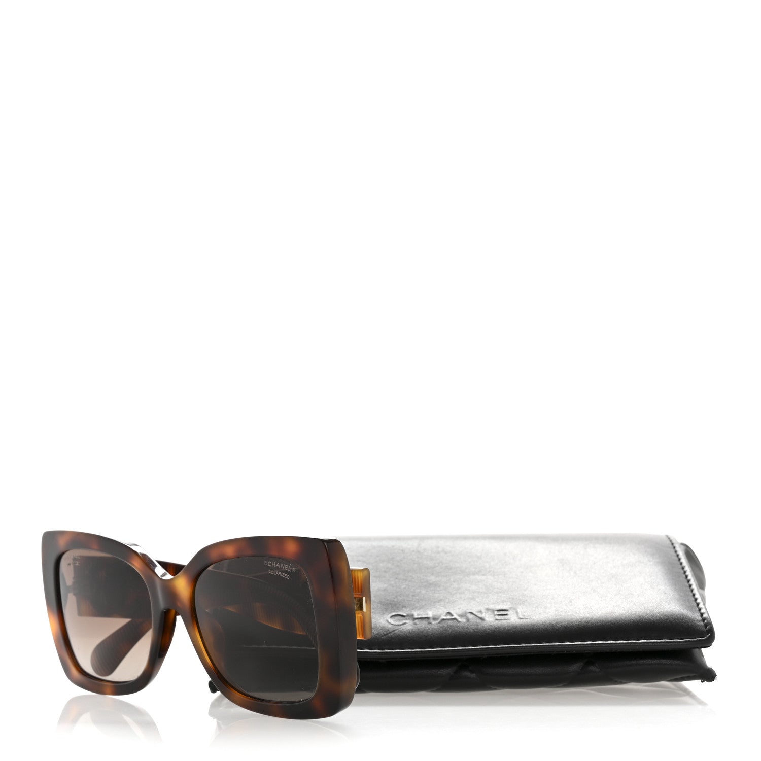 Chanel Square Polarized CC Sunglasses 5494-A Tortoise Brown 10 of 10