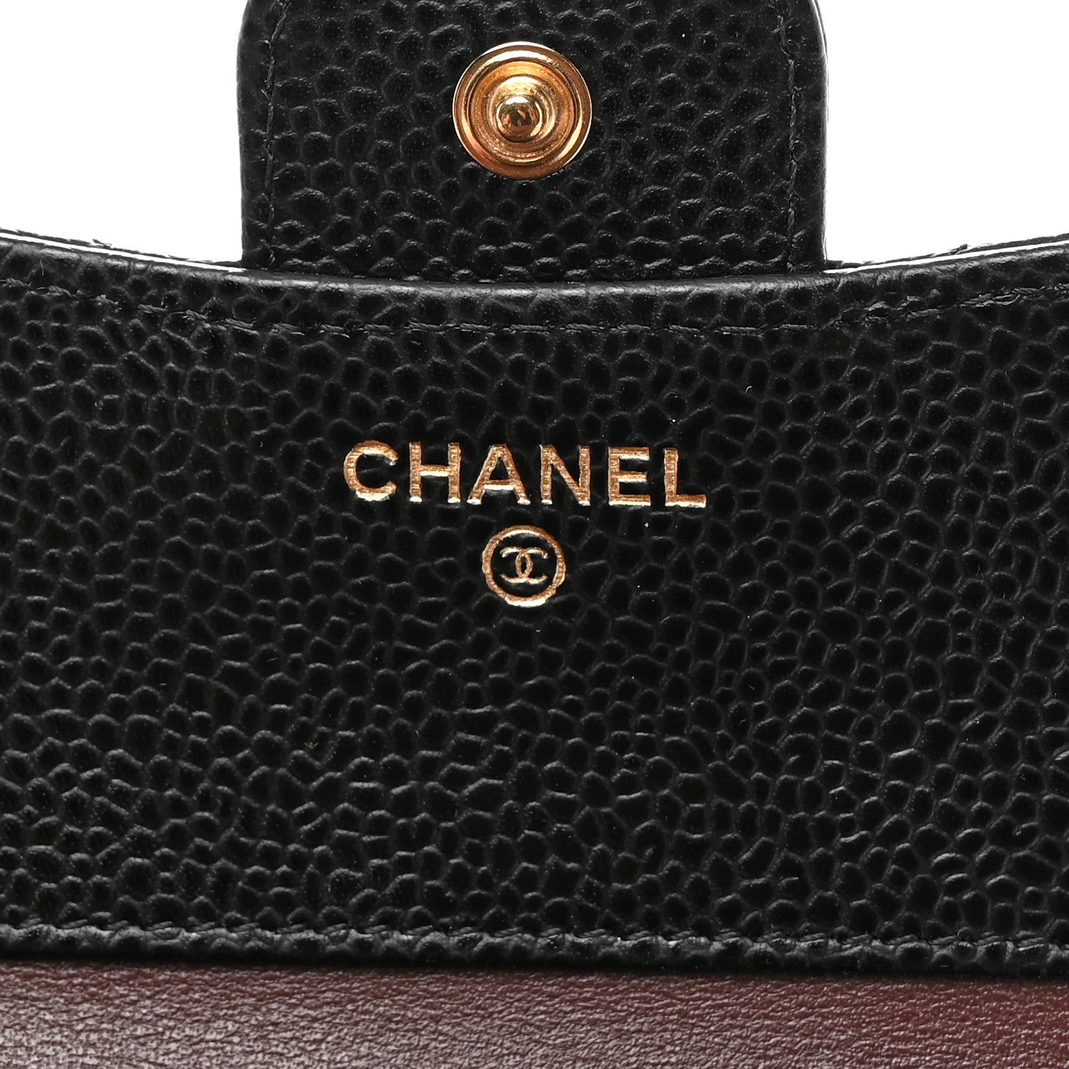 Chanel Caviar Quilted Compact Flap Wallet Black 6 of 8