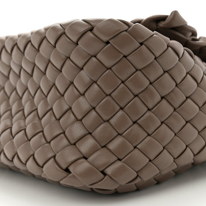 Bottega Veneta Nappa Intreccio Mini Cobble Shoulder Bag Taupe Grey 9 of 9