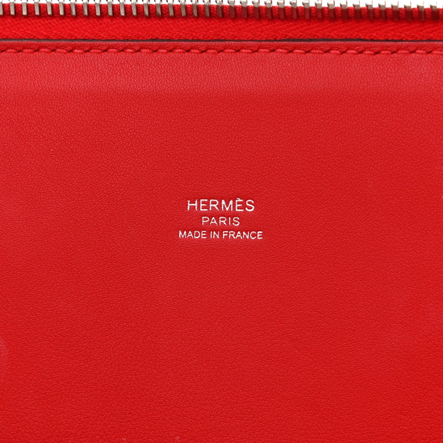 Hermes Epsom Tressage 1923 Bolide 30 Rouge De Coeur Bleu Du Nord 5 of 10