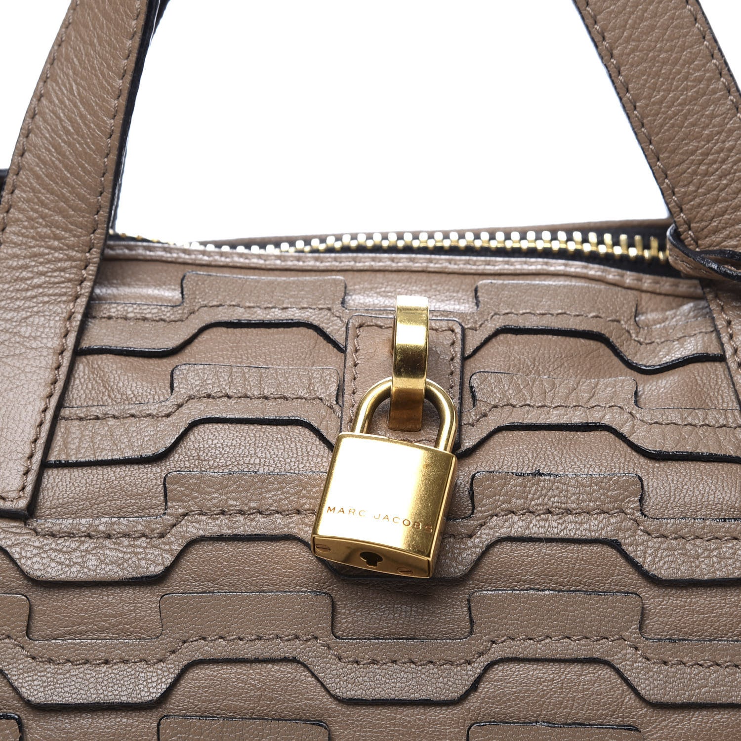 Marc Jacobs Goatskin Quilted Scales Satchel Grey 10 of 10