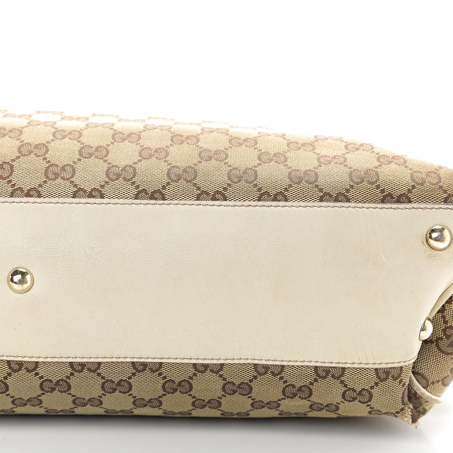 Monogram Peggy Braided Tote Off White