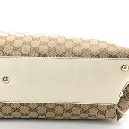 Gucci Monogram Peggy Braided Tote Off White 16 of 17