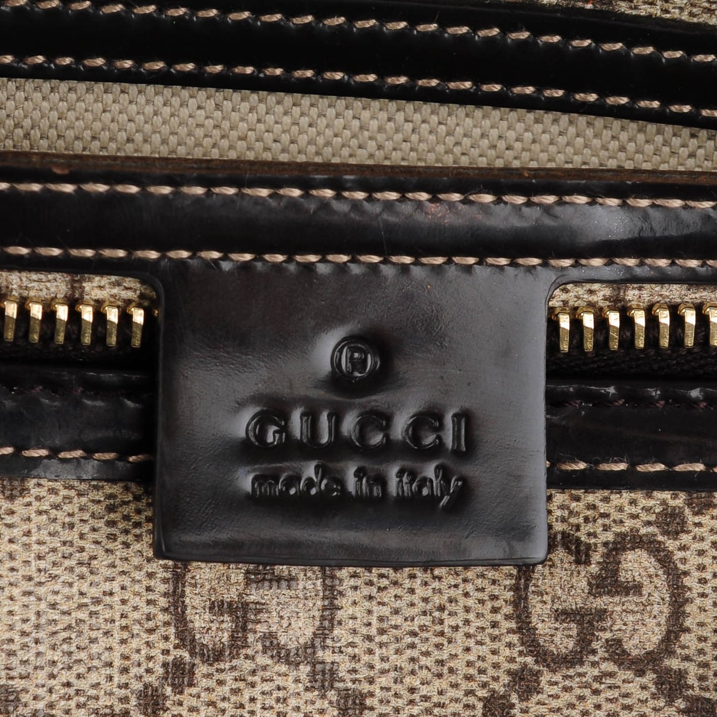 GG Plus Monogram Tattoo Heart Medium Joy Boston Dark Brown