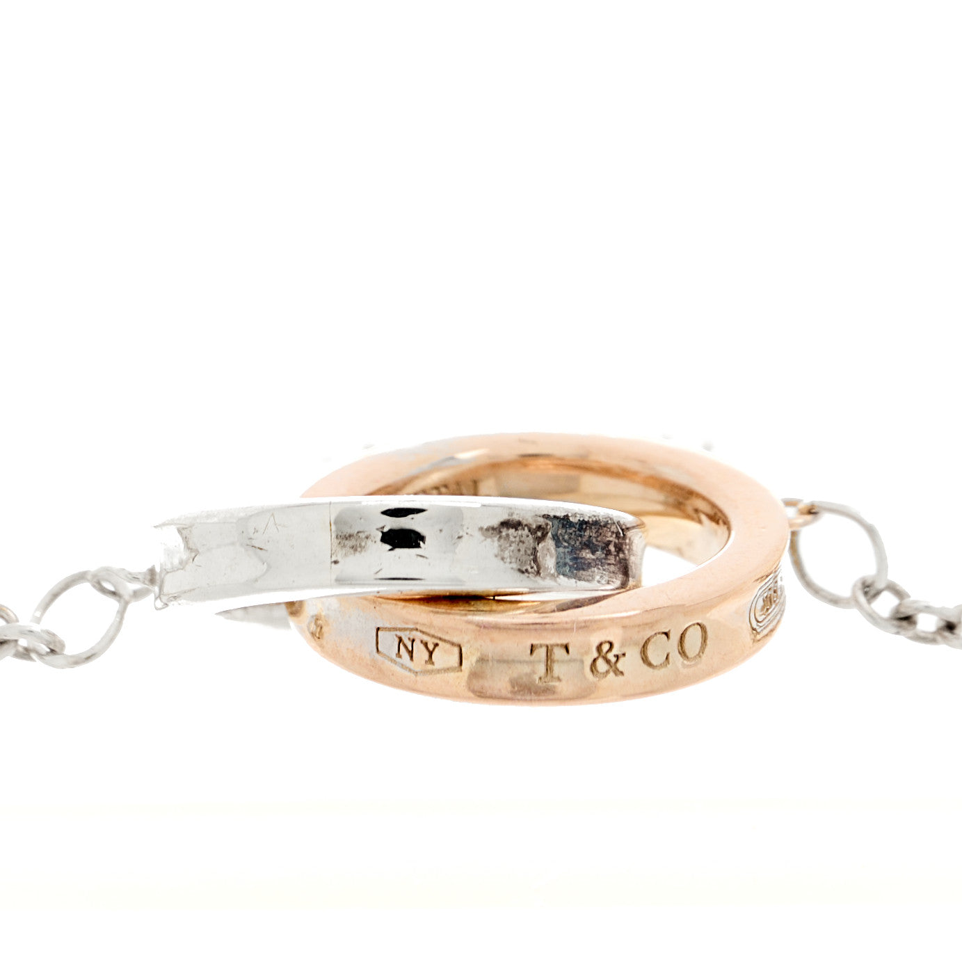 Sterling Silver Rubedo 1837 Interlocking Bracelet