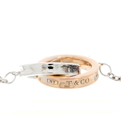 Tiffany Sterling Silver Rubedo 1837 Interlocking Bracelet 4 of 5