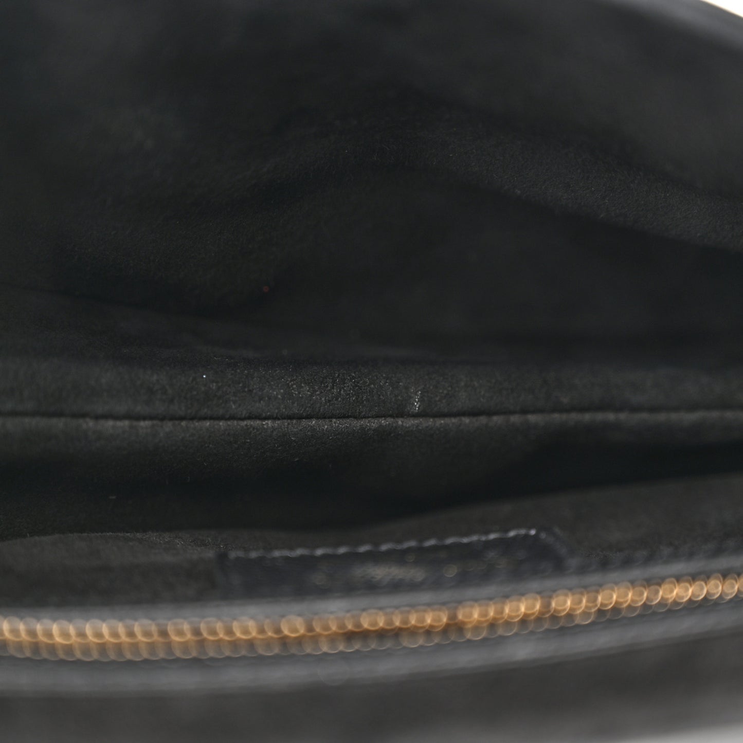 Grained Calfskin Saddle Bag Black