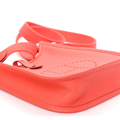 Hermes Taurillon Clemence Evelyne TPM Rouge Pivoine 9 of 11