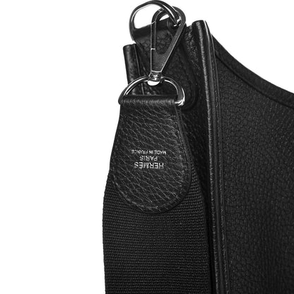 Hermes Taurillon Clemence Evelyne III GM Black 8 of 9