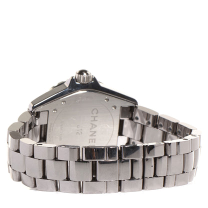 Chanel Titanium Ceramic Diamond 38mm J12 Automatic Watch 3 of 6