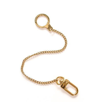 Louis Vuitton Metal Pochette Extender Key Ring Chain Gold 2 of 5