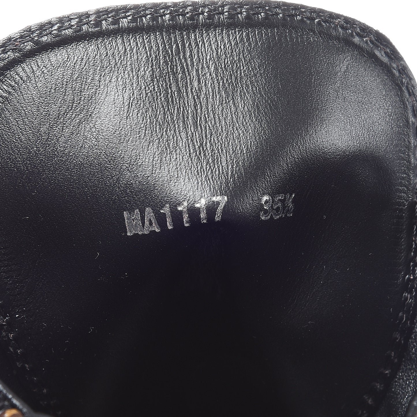 Suede Calfskin Monogram Laureate Platform Desert Boots 35.5 Black