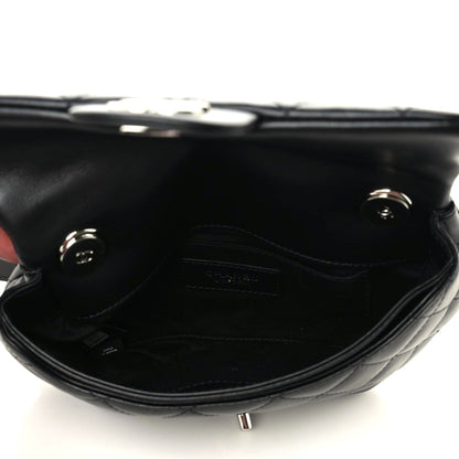 Chanel Calfskin Quilted CC Uniform Flap Belt Bag Black 7 of 9