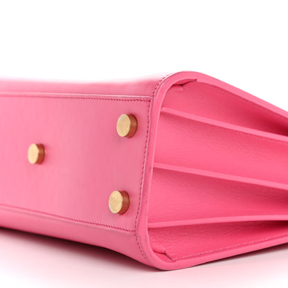 Saint Laurent Calfskin Nano Sac De Jour Lipstick Fuchsia 10 of 16