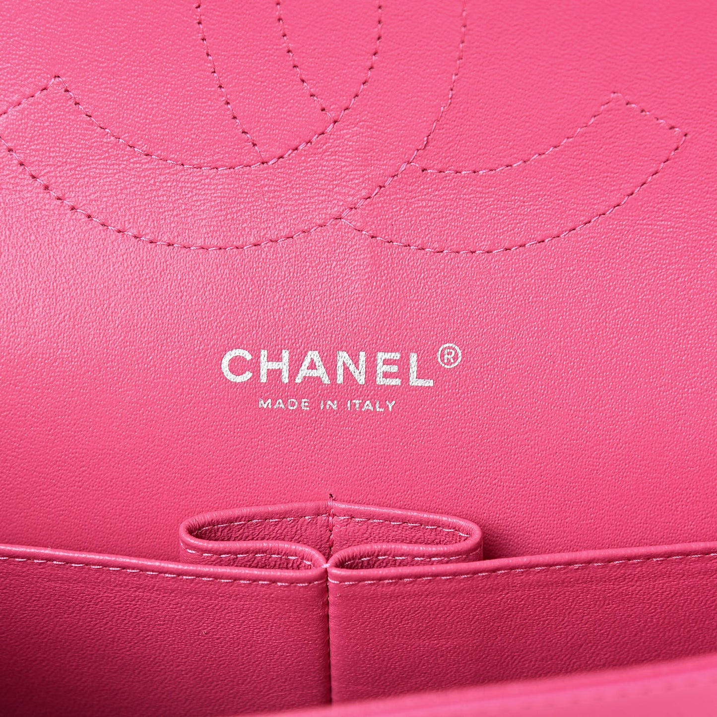 Patent Quilted Jumbo Double Flap Pink