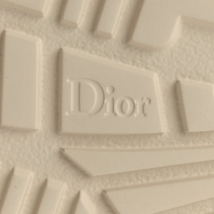 Christian Dior Laminated Sheepskin Cannage Dior Or Dioract Slide Sandals 40 Silver 6 of 11