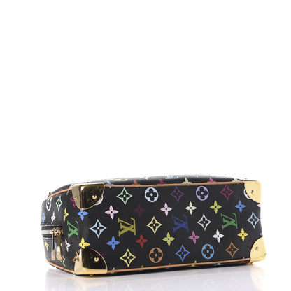 Louis Vuitton Monogram Multicolor Trouville Black 3 of 9