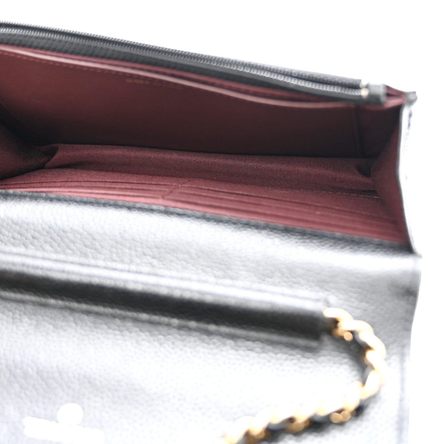 Chanel Caviar Quilted Wallet on Chain WOC Black 5 of 13