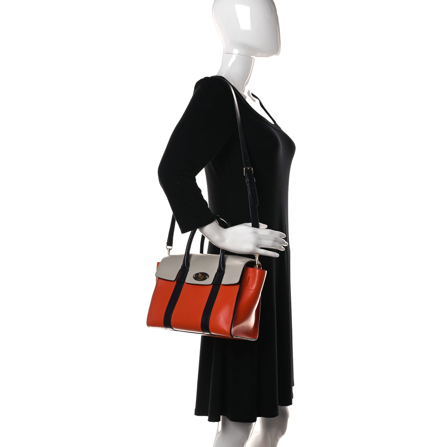 Smooth Calfskin Small Bayswater Multicolor