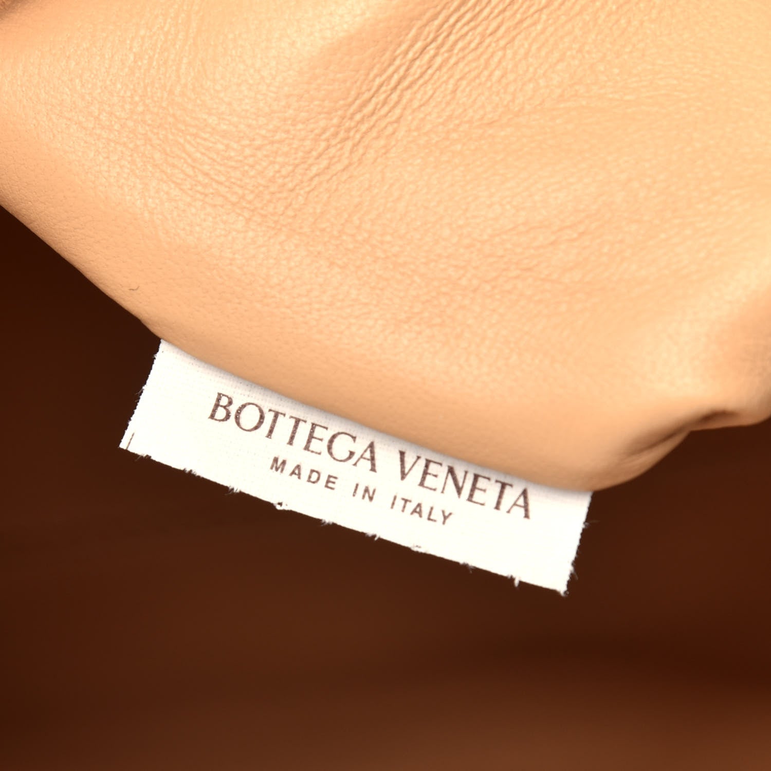 Bottega Veneta Box Calfskin Nappa Clip Bag Almond Gold 7 of 10