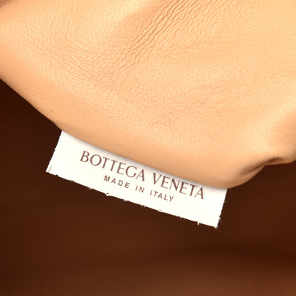 Bottega Veneta Box Calfskin Nappa Clip Bag Almond Gold 7 of 10