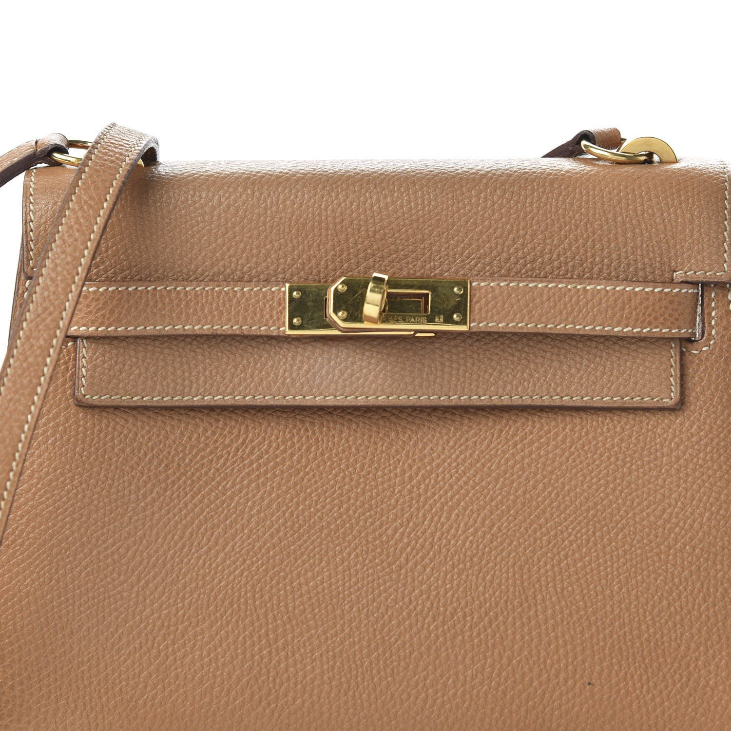 Hermes Courchevel Mini Kelly Sellier 20 Gold 9 of 9
