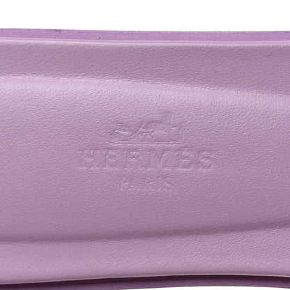 Hermes Epsom Oran Sandals 37.5 Violet Amethyste 7 of 8