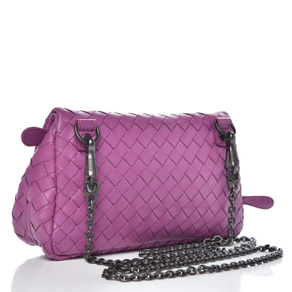 Bottega Veneta Nappa Intrecciato Mini Chain Messenger Peony 4 of 7