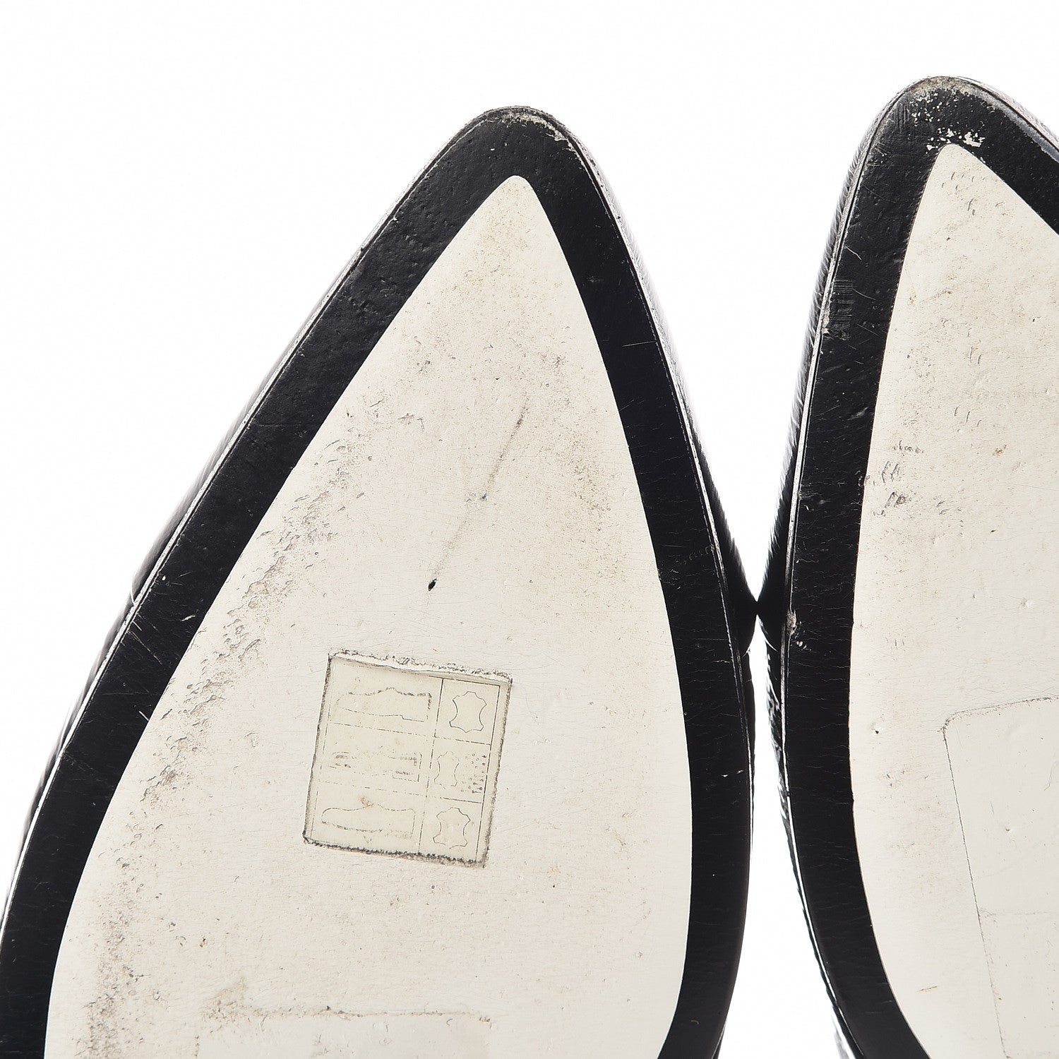 Chanel Patent Goatskin CC Lace Up Oxfords 36 Dark Navy 11 of 16